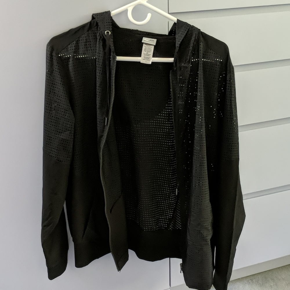 Champion Black Windbreaker